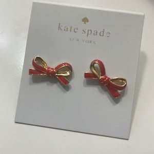 Kate Spade Red Bow Earring